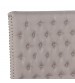 Sean Fabric Bed Headboard In French Provincial Design in Multiple Size and Colors