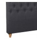 Sean Fabric Bed Headboard In French Provincial Design in Multiple Size and Colors