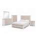Valencia Coastal Grey and Miami White Colour Storage 5 Pcs Bedroom Suite In Multiple Size