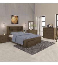 Cromwell Miami White Colour Sturdy Construction Storage Drawers 4 Pcs Tallboy Bedroom Suite In Multiple Size