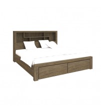Cromwell Miami White Colour Sturdy Construction Storage Drawers Multiple Size Bed Frame