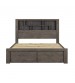 Cromwell Bookend Headboard Bed with Storage Drawers – Available in Multiple Sizes
