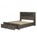 Cromwell Bookend Headboard MDF Storage Drawers 5 Pcs Bedroom Suite In Multiple Size