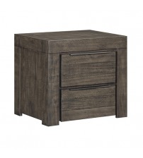 Cromwell 2-Drawer Bedside Table with Slim Metal Handles