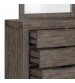 Cromwell Comtemporary Grey 6-Drawer Dresser with Slim Metal Handles