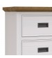Marley Pine Wood 6 Drawer Dresser with Mirror