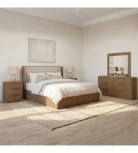 Arlo MDF Bedroom Suite 4 Pcs In Multiple Colour with Dresser