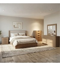 Arlo MDF 5 Pcs Bedroom Suite In Multiple Colour with Dresser and Tallboy