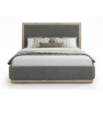 Savannah Light Grey Colour MDF Fabric Upholstery Bed Frame