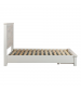 Valencia Coastal Grey and Miami White Colour Storage Multiple Size Bed Frame