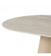 Astoria Coffee Table with Sintered Stone Top & Oak Veneer Pedestal Base