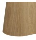 Astoria Hall Table with Sintered Stone Top & Oak Veneer Pedestal Base