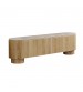 Astoria TV Cabinet with Sintered Stone Top & Oak Veneer Finish