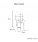 Monaco 6X Dining Chair Fabric Upholstered Modern Soft & Comfy