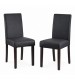 Montina 2x Premium Leatherette Wooden Dining Chairs in multiple Colour