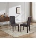 Montina 2x Premium Leatherette Wooden Dining Chairs in multiple Colour
