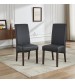 Swiss 2x wooden Frame Leatherette Dining Chairs in Multiple Colour