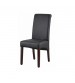 Swiss 2x wooden Frame Leatherette Dining Chairs in Multiple Colour