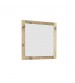 Woodland Dresser Solid Timber Light Brown 6 Drawers In Rustic Texture with Mirror