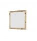 Woodland Dresser Solid Timber Light Brown 6 Drawers In Rustic Texture with Mirror