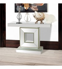 Cuba Hall Table Rectangular Shape MDF & Mirror Attractive Base