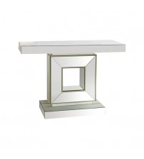 Cuba Hall Table Rectangular Shape MDF & Mirror Attractive Base