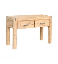 Nowra 2 Drawers Hall Table In Solid Acacia Timber In Multiple Colour