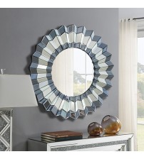 Wall Mirror MDF Smokey Silver and Grey Clear Image MRR-05