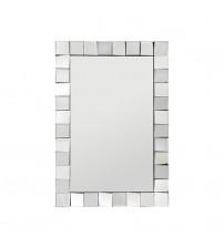 Wall Mirror MDF Silver Mirror Clear image Rectangular Shape MRR-08