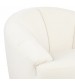 Pearl 360° Swivel Fabric Armchair