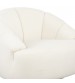 Pearl 360° Swivel Fabric Armchair