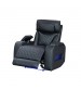 Drake 1 Seater Power Recliner Sofa with LED Light & Wireless Charging in Multiple Color