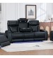 Drake 3 Seater Power Recliner Sofa with LED Light & Wireless Charging in Multiple Color