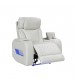 Drake 1 Seater Power Recliner Sofa with LED Light & Wireless Charging in Multiple Color