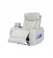 Drake 1 Seater Power Recliner Sofa with LED Light & Wireless Charging in Multiple Color
