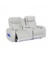 Drake 2 Seater Power Recliner Sofa with LED Light & Wireless Charging in Multiple Colors
