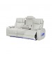 Drake 3 Seater Power Recliner Sofa with LED Light & Wireless Charging in Multiple Color