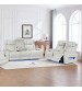 Drake 3+2 Seater Power Recliner Sofa Set with LED Light Wireless Charging & Storage Charging in Multiple Color