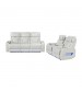 Drake 3+2 Seater Power Recliner Sofa Set with LED Light Wireless Charging & Storage Charging in Multiple Color
