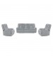 Haven 3+1+1 Seater Power Recliner Sofa Set with USB & Type-C Charging in Grey