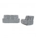 Haven 3+2 Seater Power Recliner Sofa Set with USB & Type-C Charging in Grey