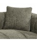 Bethany Modern Frameless Compressed Fabric 2 Seater Sofa