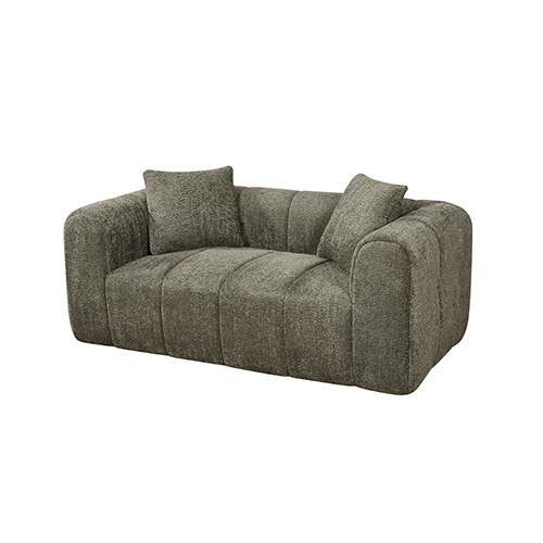 Bethany Modern Frameless Compressed Fabric 2 Seater Sofa