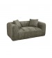 Bethany Modern Frameless Compressed Fabric 2 Seater Sofa