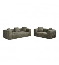 Bethany Modern Frameless Compressed Fabric 3+2 Seater Sofa