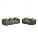 Bethany Modern Frameless Compressed Fabric 3+2 Seater Sofa
