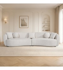 Dove Curved Fabric Sofa Dove Curved Fabric Sofa