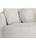 Dove Curved Fabric Sofa