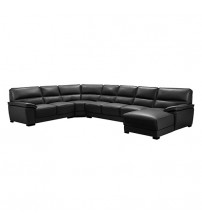 Luxurious 7 Seater Bonded Leather Corner Sofa Hugo