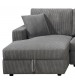Iris 5-Piece Modular Corduroy Sofa with Storage Chaise